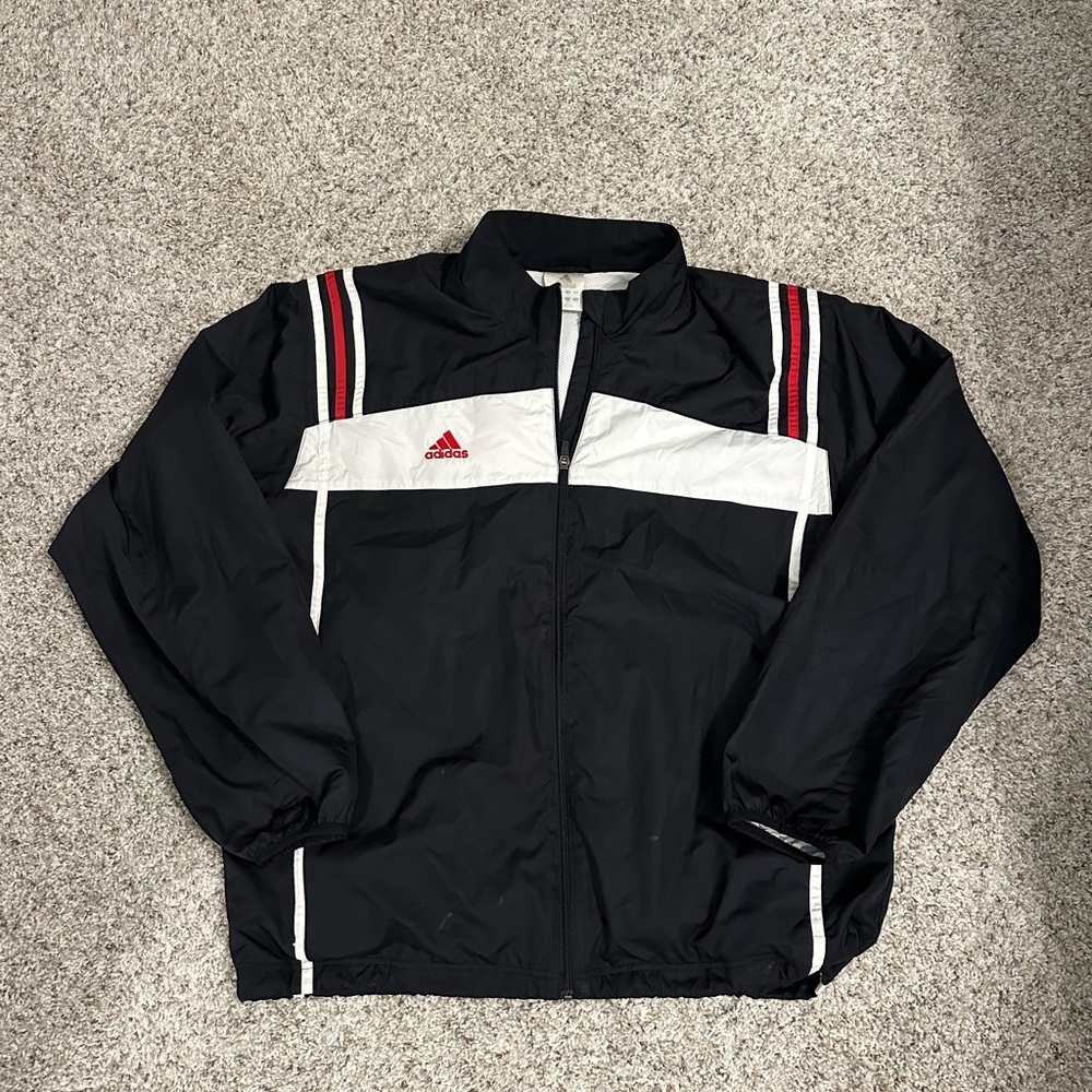Vintage Adidas Black Men's Jacket